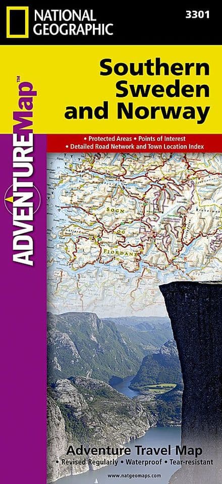 Southern Sweden & Norway - Adventure Map - National Geographic