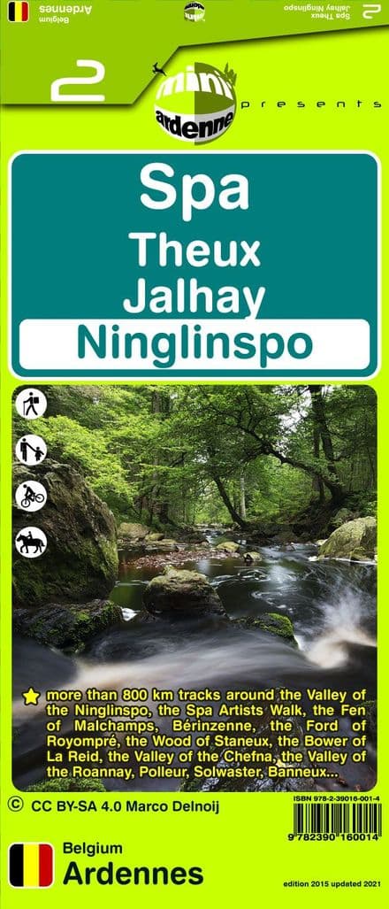 Spa Theux Jalhay Ninglinspo - Mini Ardennes Recreational Map 2