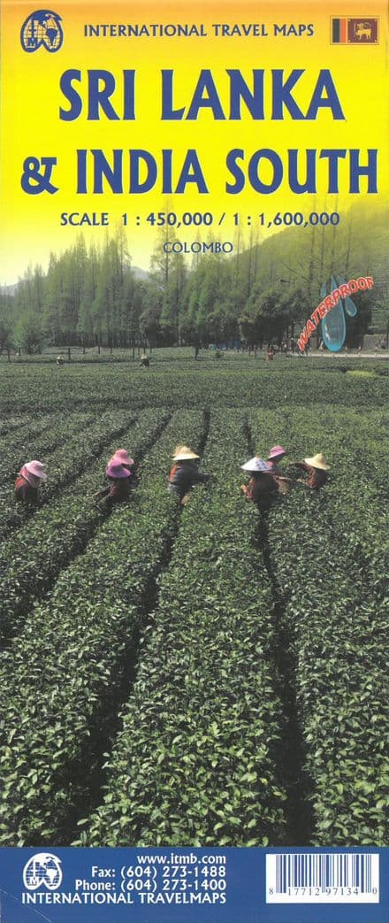 Sri Lanka & South India Travel Map