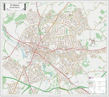 St Albans Street Map