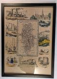 Staffordshire - by 'Reuben Ramble' - Reproduction County Map