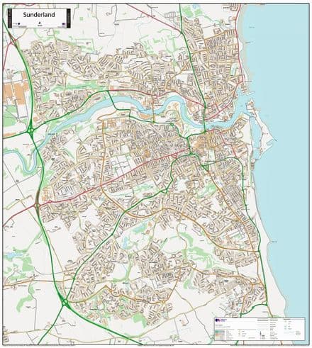 Sunderland Street Map
