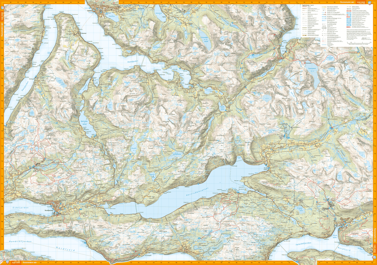 Sunnmøre - Hiking Map - Calazo BD 370