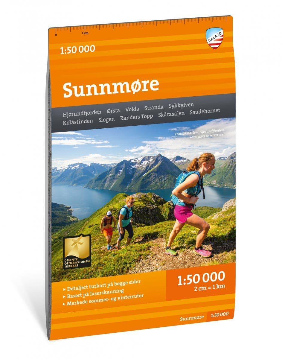Sunnmøre - Hiking Map - Calazo BD 370