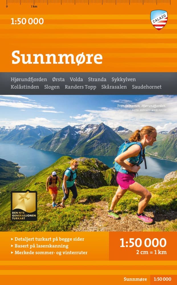 Sunnmøre - Hiking Map - Calazo BD 370