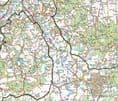 Surrey Hills - AONB Wall Map - 2024