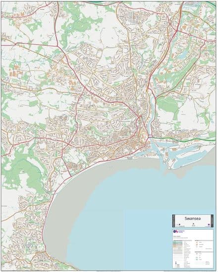 Swansea Street Map