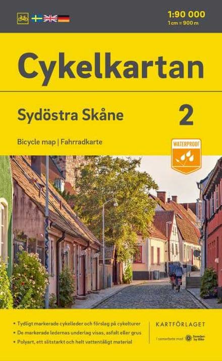 Sweden Cycling Map 02 - Skane South East