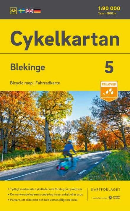 Sweden Cycling Map 05 - Blekinge