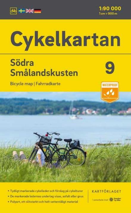 Sweden Cycling Map 09 - Smaland Coast South