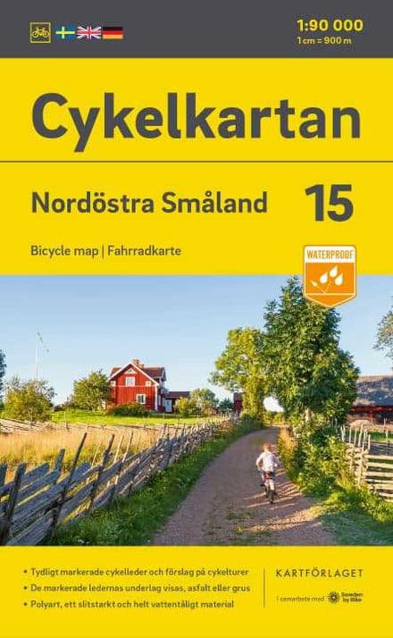 Sweden Cycling Map 15 - Smaland Northeast