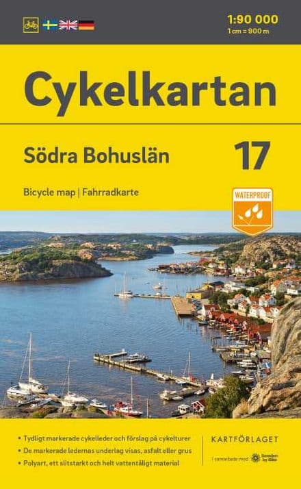 Sweden Cycling Map 17 - Bohuslän South