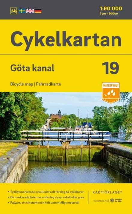 Sweden Cycling Map 19 - Göta channel