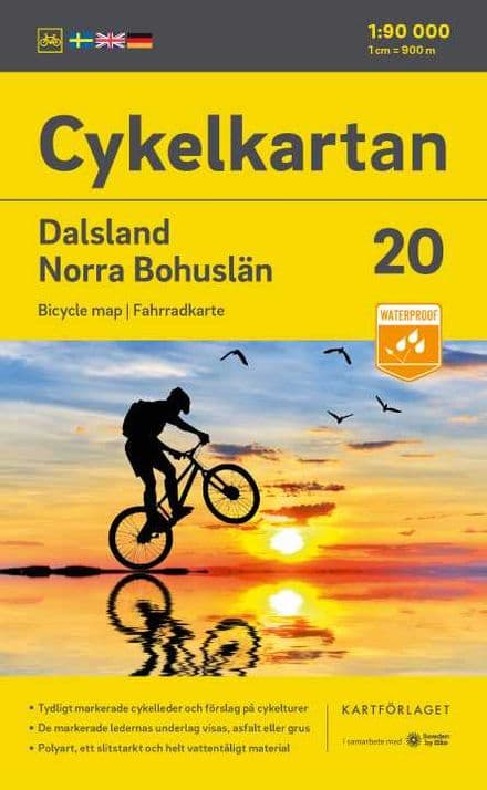 Sweden Cycling Map 20 - Dalsland & Bohuslän North