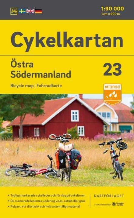 Sweden Cycling Map 23 - Södermanland East