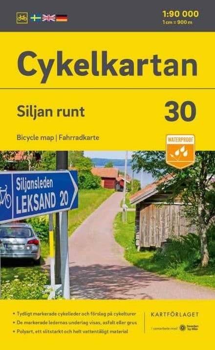 Sweden Cycling Map 30 - Siljan Lake & Surroundings