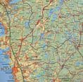 Sweden Road Map 1 - Malmö/Växjö/Kalmar - Kummerley & Frey