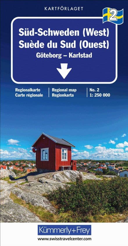 Sweden Road Map 2 - Göteborg/Karlstad - Kummerley & Frey