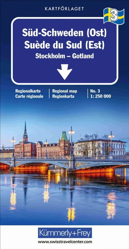 Sweden Road Map 3 - Stockholm/Gotland - Kummerley & Frey