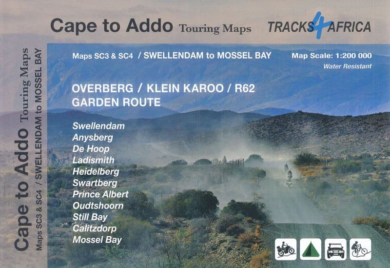 Swellendam to Mossel Bay: Maps SC3 & SC4 - Tracks4Africa