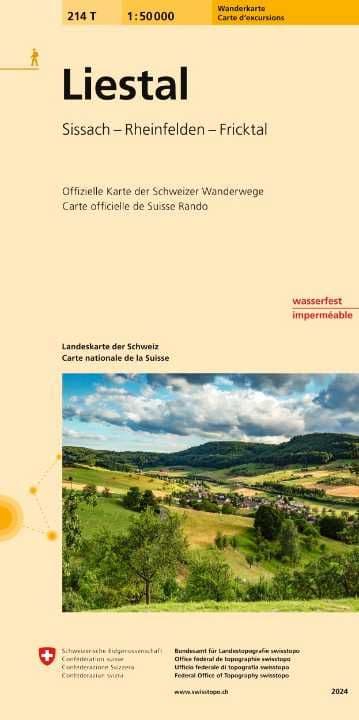 Swiss 214 T Liestal (Hiking Edition) 1:50,000