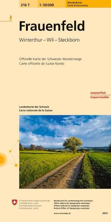 Swiss 216 T Frauenfeld (Hiking Edition) 1:50,000