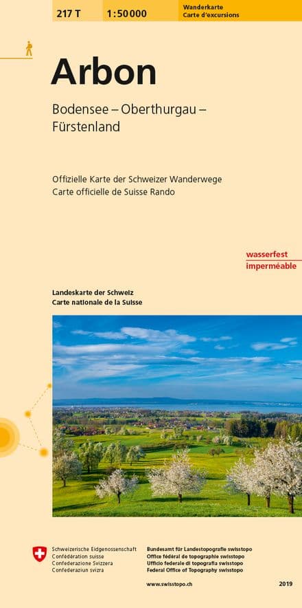 Swiss 217 T Arbon (Hiking Edition) 1:50,000