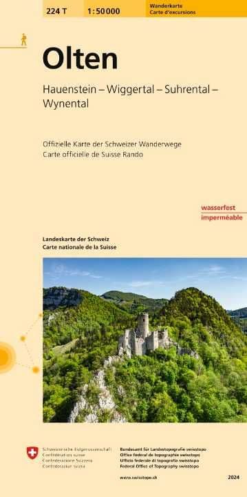 Swiss 224 T Olten (Hiking Edition) 1:50,000