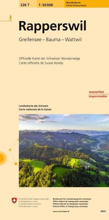 Swiss 226 T Rapperswill (Hiking Edition) 1:50,000