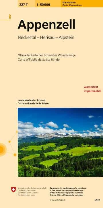 Swiss 227 T Appenzell (Hiking Edition) 1:50,000