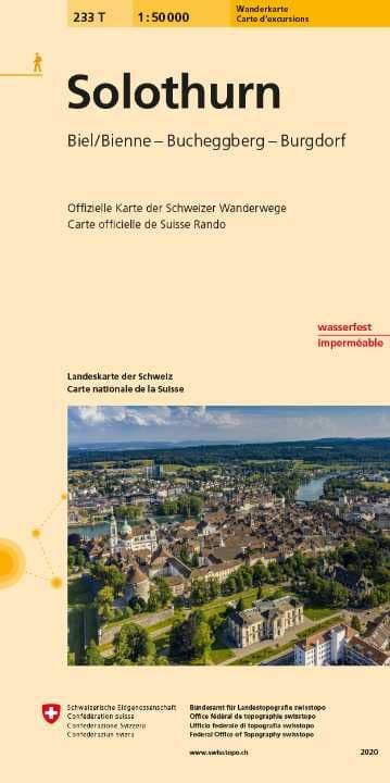 Swiss 233 T Solothurn (Hiking Edition) 1:50,000