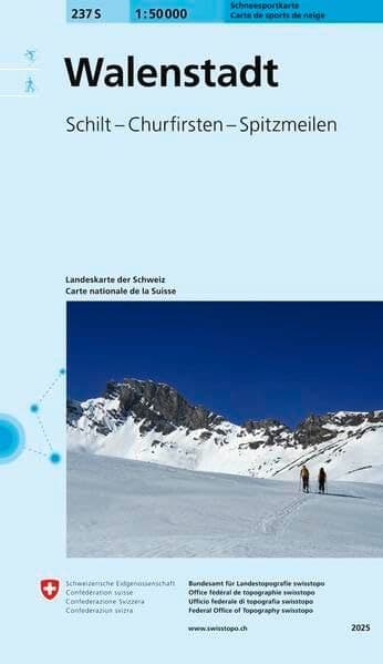 Swiss 237 S Walenstadt Appen (Ski Edition) 1:50,000