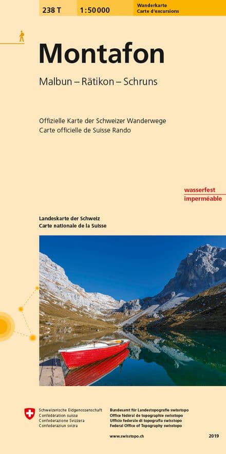 Swiss 238 T Montefon (Hiking Edition) 1:50,000