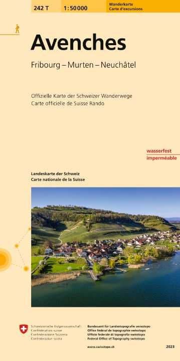 Swiss 242 T Avenches (Hiking Edition) 1:50,000