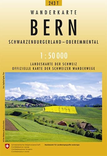 Swiss 243 T Bern (Hiking Edition) 1:50,000