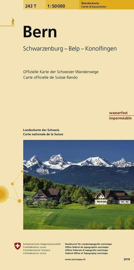 Swiss 243 T Bern (Hiking Edition) 1:50,000