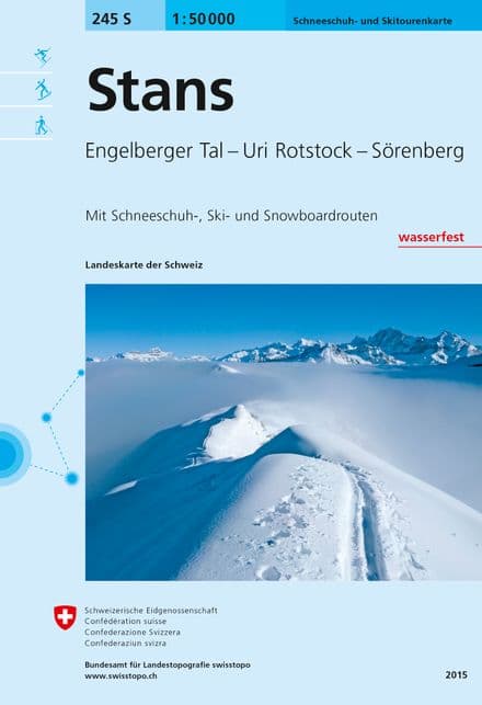 Swiss 245 S Stans (Ski Edition) 1:50,000