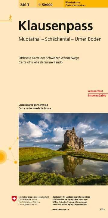 Swiss 246 T Klausenpass (Hiking Edition) 1:50,000