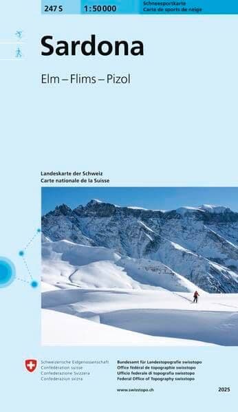 Swiss 247 S Sardona (Ski Edition) 1:50,000