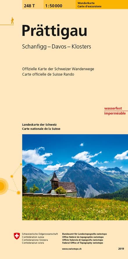 Swiss 248 T Prattigau (Hiking Edition) 1:50,000