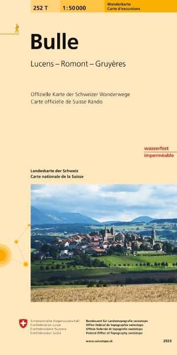 Swiss 252 T Bulle (Hiking Edition) 1:50,000