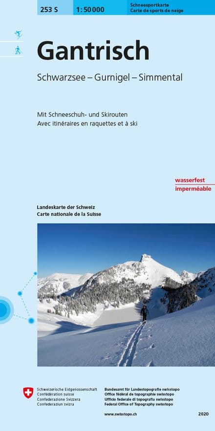 Swiss 253 S Gantrisch (Ski Edition) 1:50,000