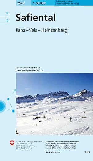 Swiss 257 S Safiental (Ski Edition) 1:50,000