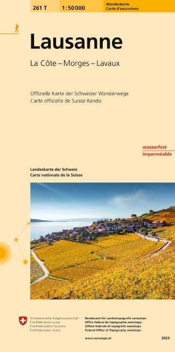 Swiss 261 T Lausanne (Hiking Edition) 1:50,000