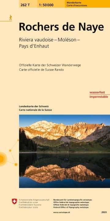 Swiss 262 T Rochers de Naye (Hiking Edition) 1:50,000