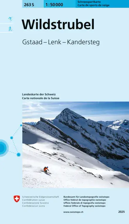 Swiss 263 S Wildstrubel (Ski Edition) 1:50,000