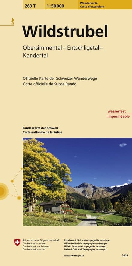 Swiss 263 T Wildstrubel (Hiking Edition) 1:50,000