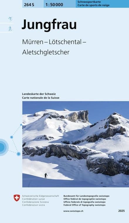 Swiss 264 S Jungfrau (Ski Edition) 1:50,000