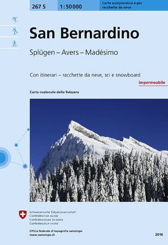 Swiss 267 San Bernardino (Ski Edition) 1:50,000