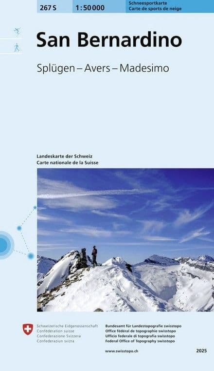 Swiss 267 San Bernardino  (Ski Edition) 1:50,000